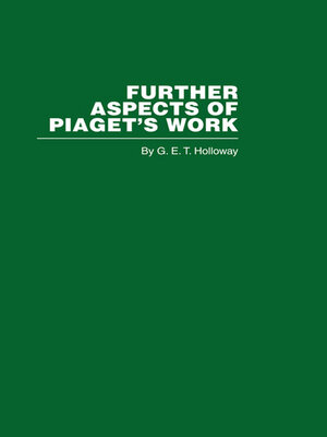 cover image of Further Aspects of Piaget's Work